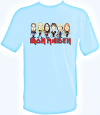 Camisa Azul celeste Iron Maiden