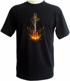 Camisa Preta Guitarra