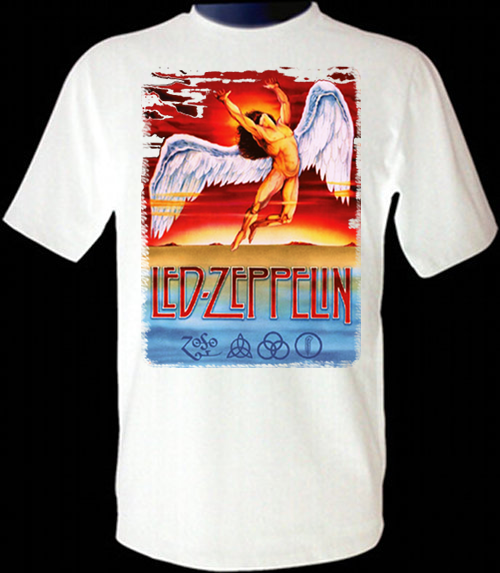 Camisa Branca Led Zeppelin 2