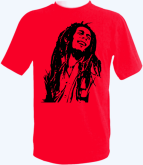 Camisa Bob Marley Vermelha